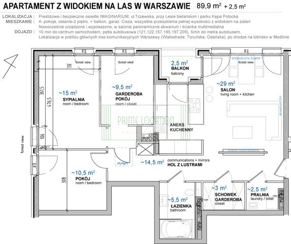 Mieszkanie Wynajem Warszawa Żoliborz Gwiaździsta 11